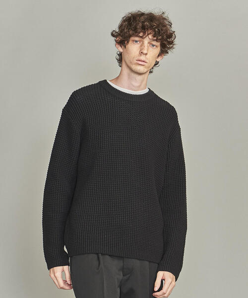 BEAUTY&YOUTH UNITED ARROWS（ビューティーアンドユースユナイテッドアローズ）の「BY バルキー ワッフル ニット（ニット/セーター・メンズ・ナチュラル/ブラック/ネイビー/その他1・L/XL/M/S）」の11枚目の写真