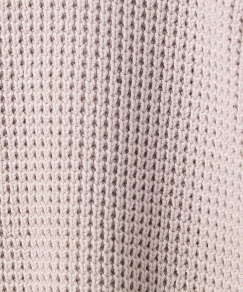 BEAUTY&YOUTH UNITED ARROWS（ビューティーアンドユースユナイテッドアローズ）の「BY バルキー ワッフル ニット（ニット/セーター・メンズ・ナチュラル/ブラック/ネイビー/その他1・L/XL/M/S）」の6枚目の写真