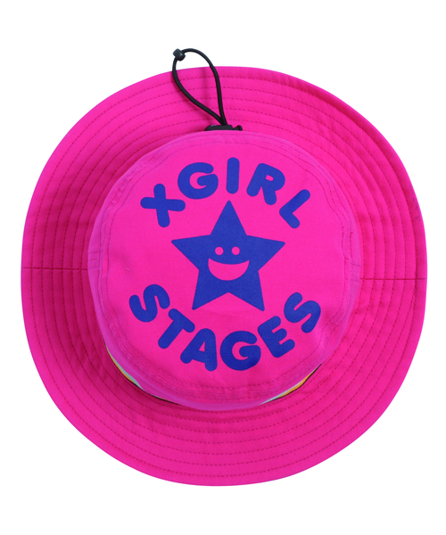X-girl Stages（エックスガールステージス）の「KIRAKY  HAT（ハット・キッズ・ベージュ/ピンク/ネイビー・MEDIUM/SMALL）」の9枚目の写真