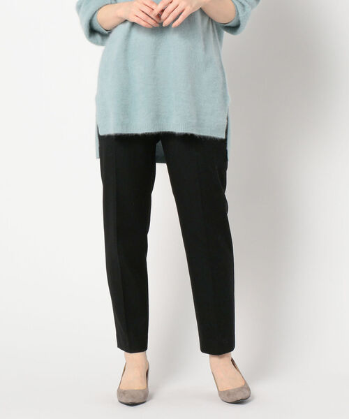 NOLLEY’S Sophi（ノーリーズソフィ）の「[新色追加]サキソニーパンツ（その他パンツ・レディース・ライトグレー/ネイビー/オフホワイト/キャメル/ブラック・40/38/36/34）」の3枚目の写真