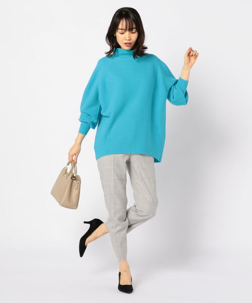 NOLLEY’S Sophi（ノーリーズソフィ）の「[新色追加]サキソニーパンツ（その他パンツ・レディース・ライトグレー/ネイビー/オフホワイト/キャメル/ブラック・40/38/36/34）」の15枚目の写真