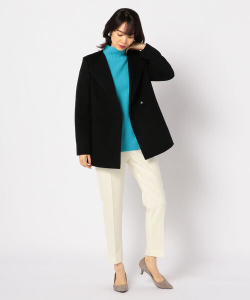 NOLLEY’S Sophi（ノーリーズソフィ）の「[新色追加]サキソニーパンツ（その他パンツ・レディース・ライトグレー/ネイビー/オフホワイト/キャメル/ブラック・40/38/36/34）」の17枚目の写真