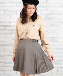 WEGO | WEGO/ベルト付きサイドプリーツミニスカート(スカート)