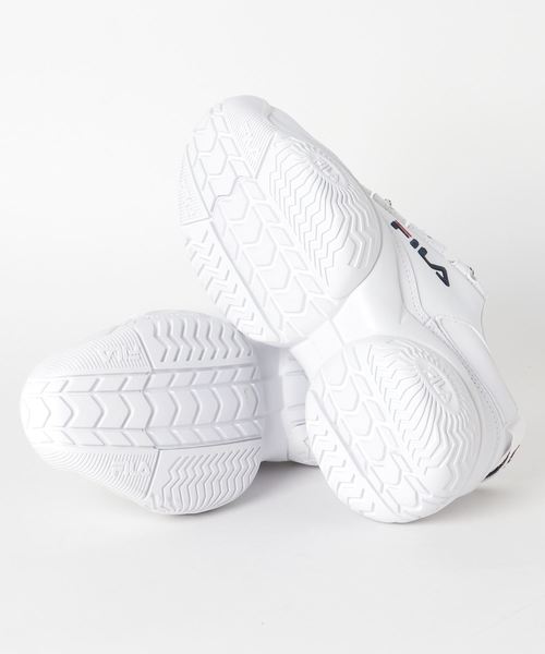 FILA（フィラ）の「FILA/フィラ 厚底スニーカー プロヴィナンス F0401-0005（スニーカー・レディース・ホワイト・24.0cm/25.0cm/23.0cm）」の3枚目の写真