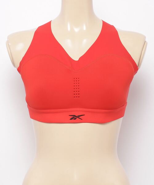 Reebok（リーボック）の「ピュアムーブ+ ブラ / PureMove+ Bra（スポーツブラ・レディース・ブラック/レッド・SMALL/MEDIUM/L(O)/XL(XO)/LARGE/X-LARGE/XS）」の2枚目の写真