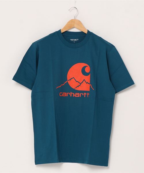 Carhartt WIP(カーハートダブリューアイピー)の「S/S OUTDOOR C T-SHIRT(Tシャツ/カットソー・メンズ・ホワイト系その他/ブルー系その他/オレンジ系その他/ブラック系その他・SMALL/MEDIUM/LARGE/X-LARGE)」の4枚目の写真