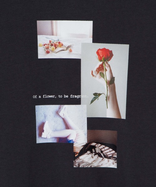 WEGO（ウィゴー）の「WEGO/フロントフォトプリントTシャツ（Tシャツ/カットソー・レディース・ホワイト/カーキ/スミクロ・FREE）」の9枚目の写真