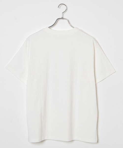 WEGO（ウィゴー）の「WEGO/フロントフォトプリントTシャツ（Tシャツ/カットソー・レディース・ホワイト/カーキ/スミクロ・FREE）」の5枚目の写真