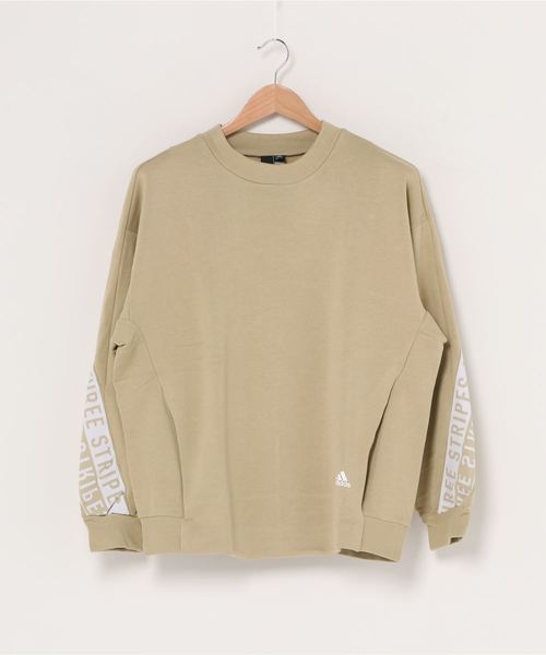 adidas（アディダス）の「アディダス adidas WMHSWORDINGクルーネック（スウェット・レディース・ブラック/ベージュ/ボルドー・S/M/L/XL）」の2枚目の写真
