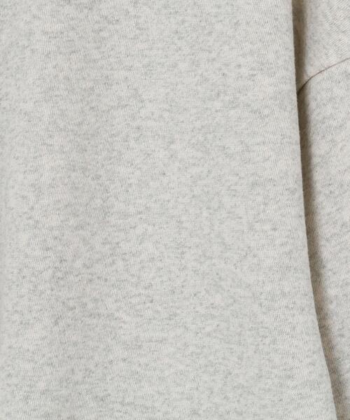 coen（コーエン）の「【WEB限定カラー】USAコットン裏起毛スウェットミディアム丈カーディガン#（カーディガン/ボレロ・レディース・グレー/ダークグレー/ベージュ/ネイビー/ブラック/ケリー/ライトグレー・FREE）」の9枚目の写真