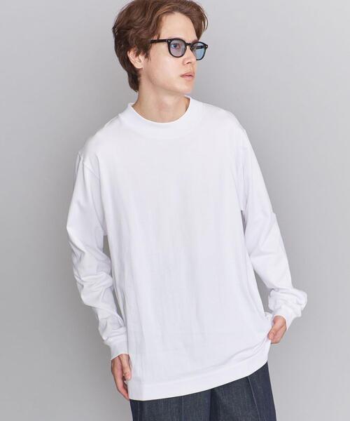 BEAUTY&YOUTH UNITED ARROWS（ビューティーアンドユースユナイテッドアローズ）の「BY シック コットン モックネック カットソー（Tシャツ/カットソー・メンズ・ホワイト/その他1/ブラック・X-LARGE/LARGE/SMALL/MEDIUM）」の2枚目の写真