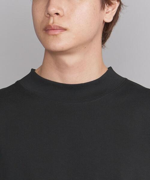 BEAUTY&YOUTH UNITED ARROWS（ビューティーアンドユースユナイテッドアローズ）の「BY シック コットン モックネック カットソー（Tシャツ/カットソー・メンズ・その他1/ホワイト/ブラック・LARGE/X-LARGE/MEDIUM/SMALL）」の5枚目の写真