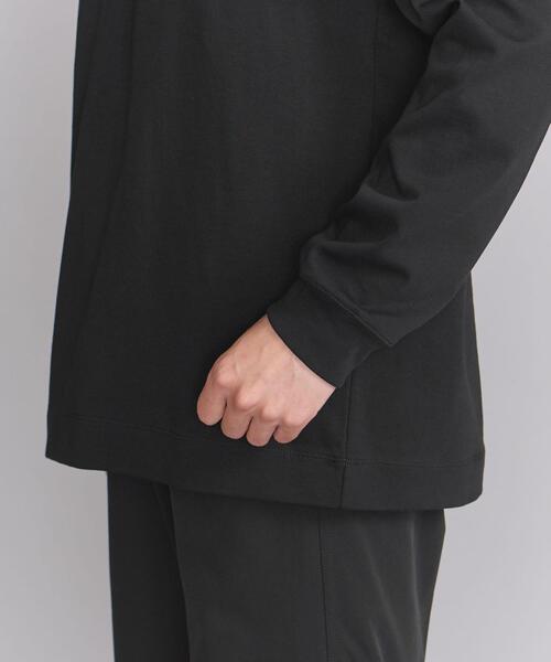 BEAUTY&YOUTH UNITED ARROWS（ビューティーアンドユースユナイテッドアローズ）の「BY シック コットン モックネック カットソー（Tシャツ/カットソー・メンズ・その他1/ホワイト/ブラック・LARGE/X-LARGE/MEDIUM/SMALL）」の6枚目の写真