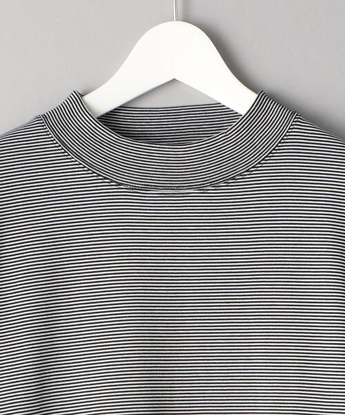 BEAUTY&YOUTH UNITED ARROWS（ビューティーアンドユースユナイテッドアローズ）の「BY シック コットン モックネック カットソー（Tシャツ/カットソー・メンズ・ホワイト/その他1/ブラック・X-LARGE/LARGE/SMALL/MEDIUM）」の9枚目の写真