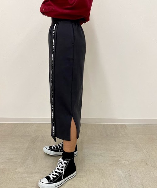 KANGOL EXTRA COMFORT(カンゴールエクストラコンフォート)の「【KANGOL EXTRA COMFORT(カンゴール エクストラ コンフォート)】ラップ風アシメロゴテープスカート(スカート・レディース・オフホワイト/ブラック/チャコールグレー/キャメル・LL/M/L)」の20枚目の写真