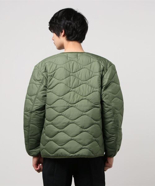[チャンピオン] スナップジャケット アウター 中綿ジャケット インナーダウン Champion（チャンピオン）の「【Champion/チャンピオン】 ワンポイント
