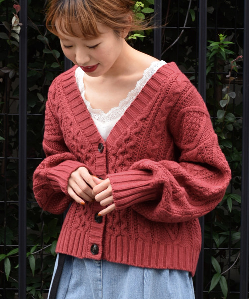 セール ブランド古着 ニットカーディガン カーディガン ボレロ W Closet ダブルクローゼット のファッション通販 Zozoused