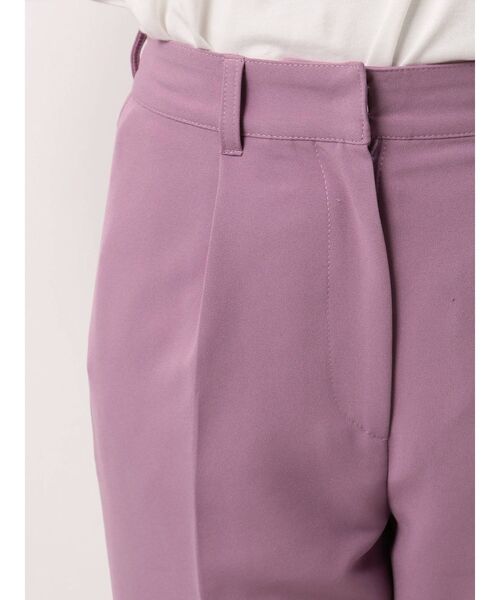 jouetie（ジュエティ）の「ヘムボタンスリットパンツ（スラックス・レディース・ブラック/パープル/オレンジ/グリーン/アイボリー・MEDIUM）」の21枚目の写真