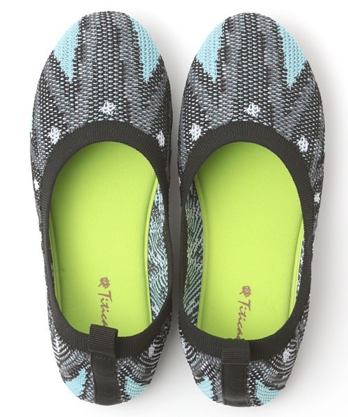 チチカカ（チチカカ）の「幾何スムースニットフラットシューズ（パンプス・レディース・ベージュ/グレー/ピンク・MEDIUM/LARGE）」の9枚目の写真