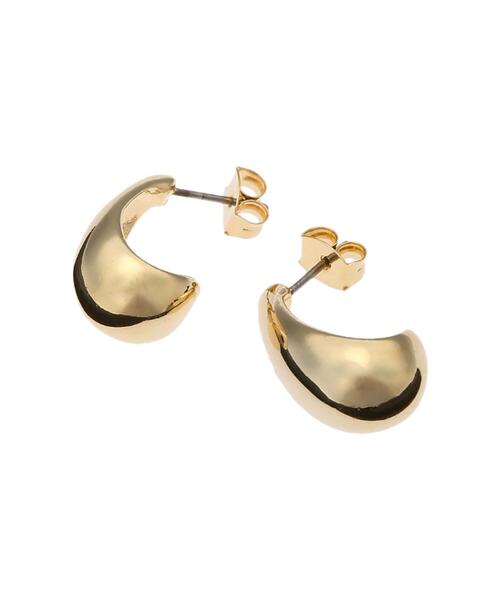 koe（コエ）の「メタル涙型ピアス（ピアス（両耳用）・レディース・ゴールド/シルバー・FREE）」の5枚目の写真