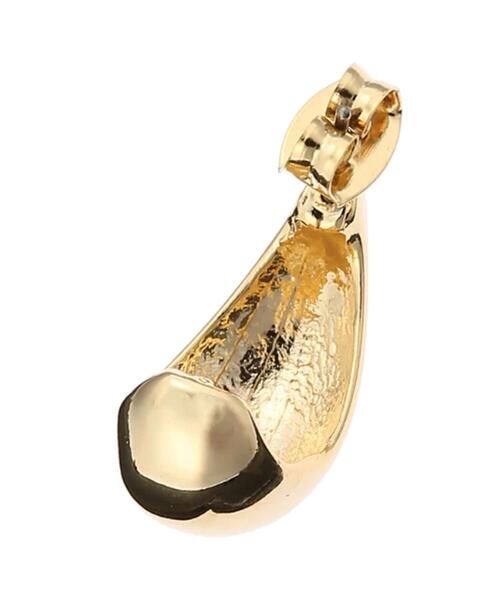 koe（コエ）の「メタル涙型ピアス（ピアス（両耳用）・レディース・ゴールド/シルバー・FREE）」の3枚目の写真