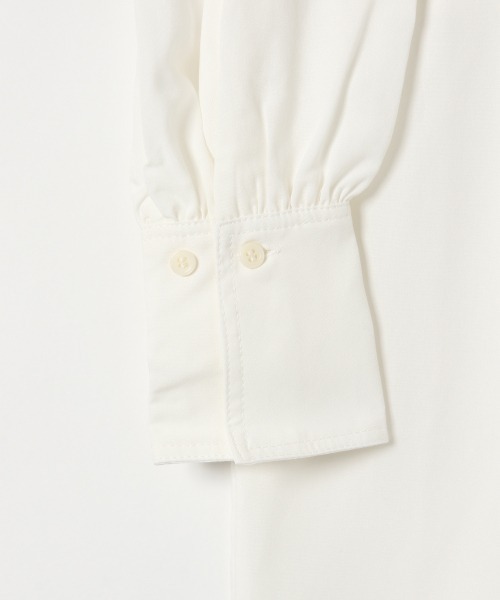 JEANASIS（ジーナシス）の「【KIDS】カバーリングヨークロングシャツ/938954（シャツ/ブラウス・キッズ・オフホワイト/スミクロ/ピンクベージュ・120/140）」の7枚目の写真