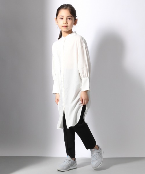 JEANASIS（ジーナシス）の「【KIDS】カバーリングヨークロングシャツ/938954（シャツ/ブラウス・キッズ・オフホワイト/スミクロ/ピンクベージュ・120/140）」の15枚目の写真