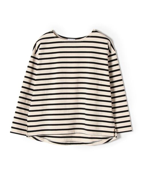 SHIPS Days（シップスデイズ）の「SHIPS Days STANDARD:バスクボーダーTee 21SS（Tシャツ/カットソー・レディース・ベージュ/ホワイト/ラベンダー・M～Ｌ/S～Ｍ）」の22枚目の写真