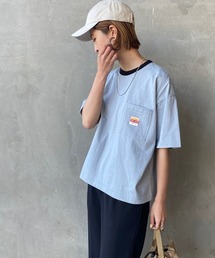 PAYDAY（ペイデイ）の「[PAY DAY/ペイデイ] 別注 ロゴ付きリンガー ポケットワイドTシャツ（Tシャツ/カットソー）」