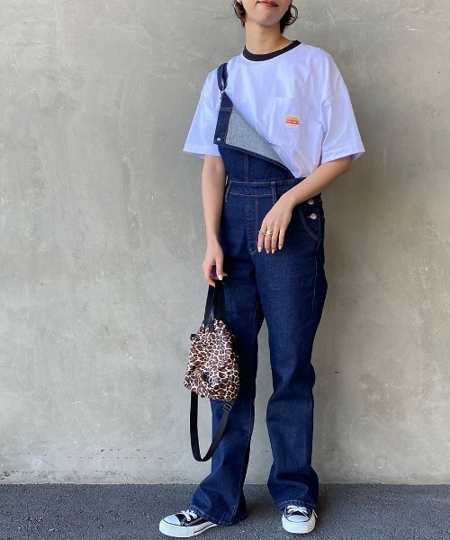 PAYDAY（ペイデイ）の「[PAY DAY/ペイデイ] 別注 ロゴ付きリンガー ポケットワイドTシャツ（Tシャツ/カットソー・レディース・ホワイト/グレー/イエロー・F）」の11枚目の写真