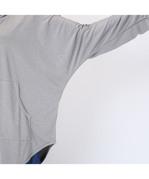 BENETTON (UNITED COLORS OF BENETTON)（ベネトンユナイテッドカラーズオブベネトン）の「【BENETTON / ベネトン】レディースUVフード付きラッシュガード / 水陸両用 フィットネス ジム アウトドア マリンレジャー UPF50+（ラッシュガード・レディース・ホワイト/ブラック/杢グレー・MEDIUM/LARGE/X-LARGE）」の7枚目の写真