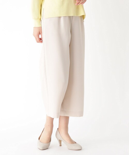 pink adobe（ピンクアドベ）の「◆【S-3L/洗濯機OK】洗えるきちんとワイドパンツ（その他パンツ・レディース・ブラック/グレー/ブルー/ライトベージュ/ライトグリーン系2・44/40/38/42/36）」の4枚目の写真