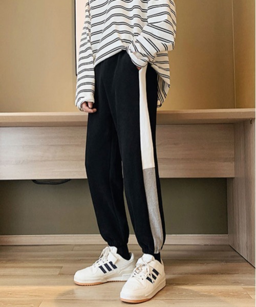 neos(ネオス)の「【neos -addictive design-】ルーズシルエット 切替ライン スウェットパンツ(スウェットパンツ・メンズ・グレー/ホワイト/ブラック・X-LARGE/LARGE/MEDIUM)」の16枚目の写真