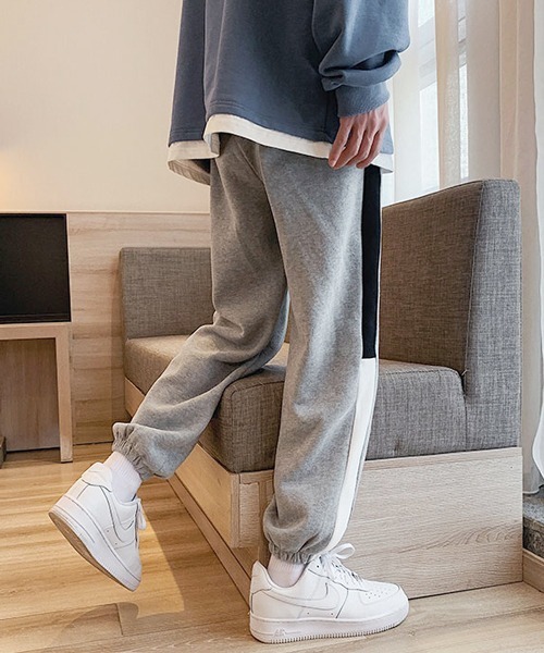 neos(ネオス)の「【neos -addictive design-】ルーズシルエット 切替ライン スウェットパンツ(スウェットパンツ・メンズ・グレー/ホワイト/ブラック・X-LARGE/LARGE/MEDIUM)」の11枚目の写真