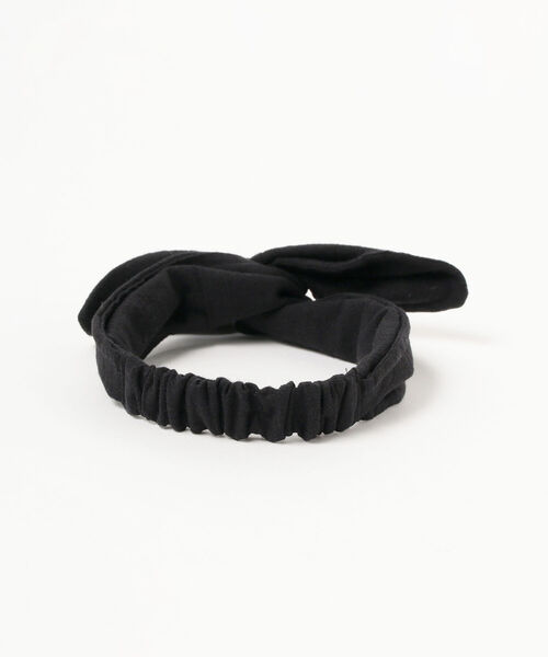 こども ビームス（コドモビームス）の「lusikka / コットン ンリネン ヘアバンド 21（ヘアバンド・キッズ・ブラック/ピンク/マスタード/ナチュラル/グリーン系その他3/パープル系その他3・ONE SIZE）」の12枚目の写真