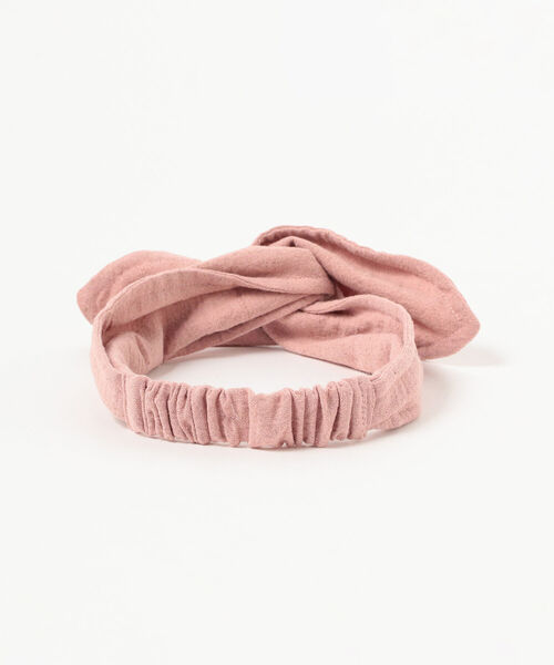 こども ビームス（コドモビームス）の「lusikka / コットン ンリネン ヘアバンド 21（ヘアバンド・キッズ・ブラック/ピンク/マスタード/ナチュラル/グリーン系その他3/パープル系その他3・ONE SIZE）」の15枚目の写真