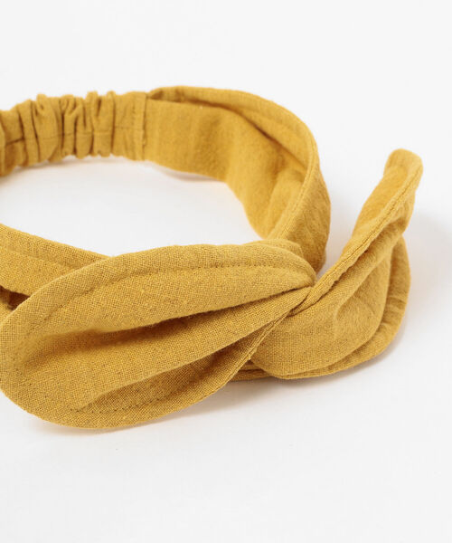 こども ビームス（コドモビームス）の「lusikka / コットン ンリネン ヘアバンド 21（ヘアバンド・キッズ・ブラック/ピンク/マスタード/ナチュラル/グリーン系その他3/パープル系その他3・ONE SIZE）」の20枚目の写真