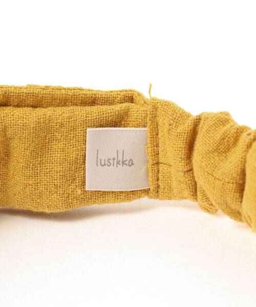 こども ビームス（コドモビームス）の「lusikka / コットン ンリネン ヘアバンド 21（ヘアバンド・キッズ・ブラック/ピンク/マスタード/ナチュラル/グリーン系その他3/パープル系その他3・ONE SIZE）」の21枚目の写真