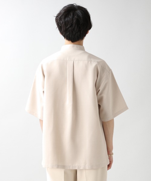 RAGEBLUE(レイジブルー)の「<シワ軽減>リネンタッチワイドシャツ/938598(シャツ/ブラウス・メンズ・ブラック/ブラウン/グレー/オフホワイト/オリーブ/ブラウン系その他・SMALL/MEDIUM/LARGE)」の11枚目の写真