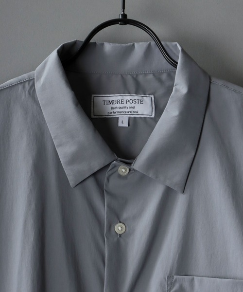 SITRY（シトリー）の「ドレープストレッチ レギュラーカラーシャツ＆テーパードパンツ セットアップ（セットアップ・メンズ・ライトグレー/ブラック/ネイビー/カーキ/グレー・LL/M/L）」の7枚目の写真