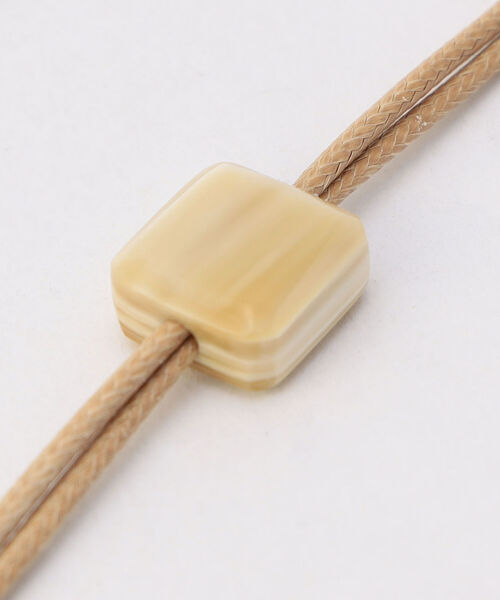 NOLLEY’S（ノーリーズ）の「【SOYANG /ソーヤング】ホーンリングネックレス（ネックレス・レディース・ブラック/ベージュ・FREE）」の5枚目の写真