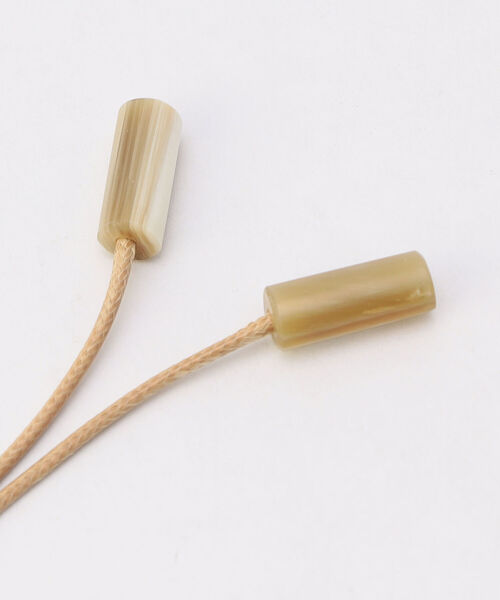 NOLLEY’S（ノーリーズ）の「【SOYANG /ソーヤング】ホーンリングネックレス（ネックレス・レディース・ブラック/ベージュ・FREE）」の6枚目の写真