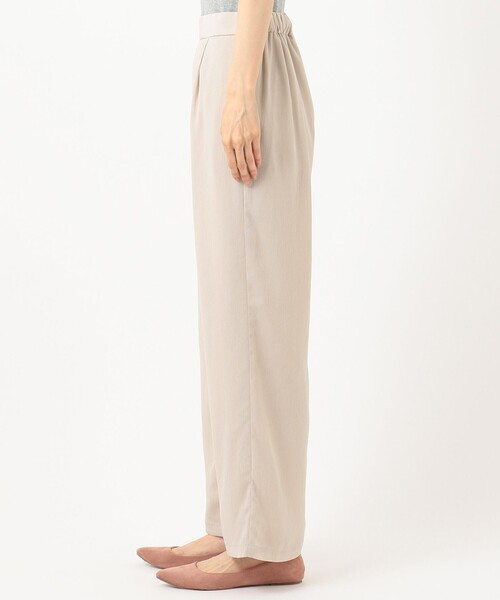 Feroux(フェルゥ)の「【sont. by Feroux】シアークレープワイド パンツ(その他パンツ・レディース・ベージュ系/ライトイエロー系・2)」の10枚目の写真