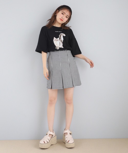 one after another NICE CLAUP(ワンアフターアナザーナイスクラップ)の「アソートビックT(Tシャツ/カットソー・レディース・ベージュ/オフホワイト/ホワイト系その他/ブラック系その他・FREE)」の11枚目の写真