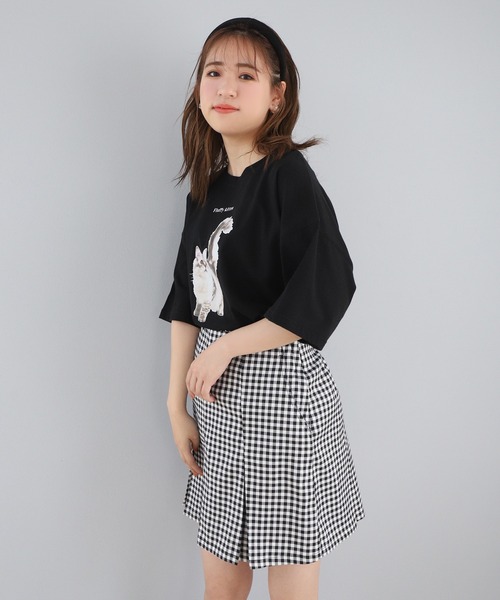 one after another NICE CLAUP(ワンアフターアナザーナイスクラップ)の「アソートビックT(Tシャツ/カットソー・レディース・ベージュ/オフホワイト/ホワイト系その他/ブラック系その他・FREE)」の18枚目の写真