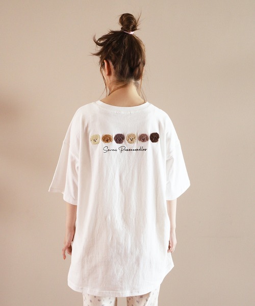 one after another NICE CLAUP(ワンアフターアナザーナイスクラップ)の「アソートビックT(Tシャツ/カットソー・レディース・ベージュ/オフホワイト/ホワイト系その他/ブラック系その他・FREE)」の17枚目の写真