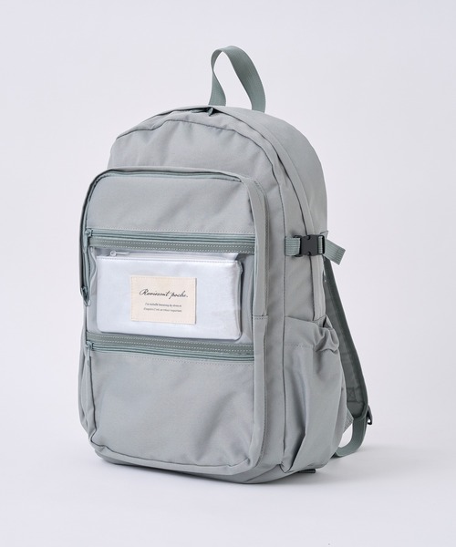 one after another NICE CLAUP（ワンアフターアナザーナイスクラップ）の「PVCリュック（ショルダーバッグ・レディース・ブラック/アイボリー/カーキ・FREE）」の13枚目の写真