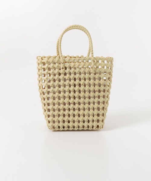 RODE SKO（ロデスコ）の「MARINA スクエアメッシュかごバッグ（かごバッグ・レディース・アイボリー/ブラック・ONE）」の10枚目の写真