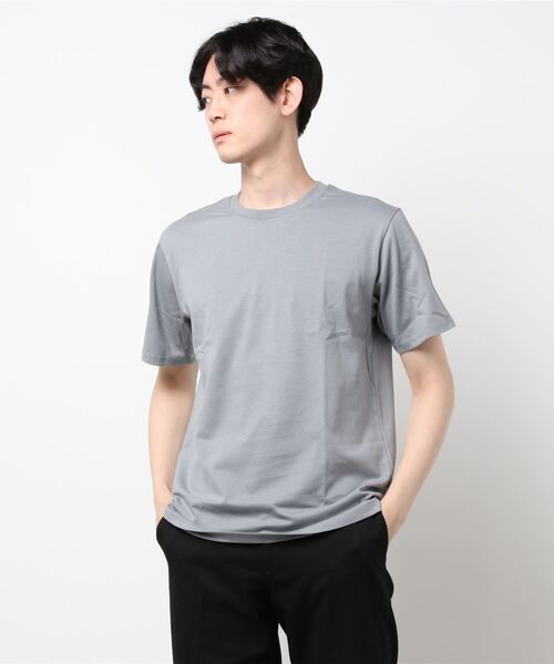 FRUIT OF THE LOOM(フルーツオブザルーム)の「FTL表撥水裏吸水Tシャツ / 半袖 / インナー / シンプル / カジュアル / 無地 / ユニセックス(Tシャツ/カットソー・メンズ・グレー/ホワイト/ブラック・LL/M/L)」の10枚目の写真