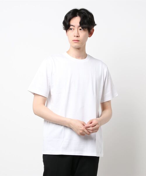 FRUIT OF THE LOOM(フルーツオブザルーム)の「FTL表撥水裏吸水Tシャツ / 半袖 / インナー / シンプル / カジュアル / 無地 / ユニセックス(Tシャツ/カットソー・メンズ・グレー/ホワイト/ブラック・LL/M/L)」の8枚目の写真